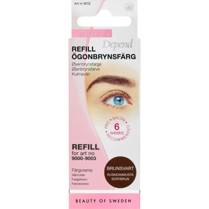 Depend Eyebrow Colour refill brunsvart 5 ml