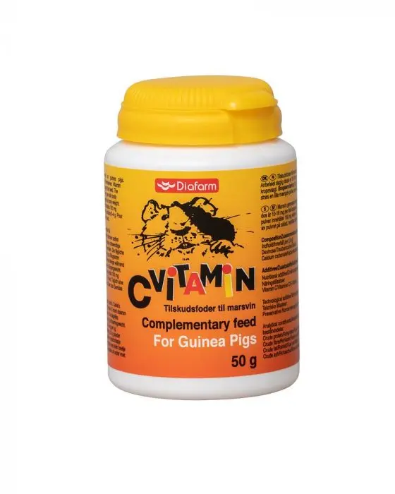 Diafarm C-vitamin Pulver for Smådyr 100g