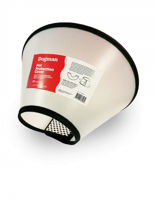 Dogman justerbar beskyttelseskrage M 34–45 cm