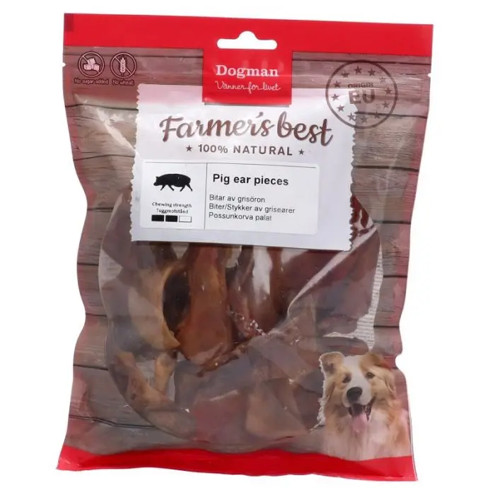 Dogman Pig Ear Pices 250g
