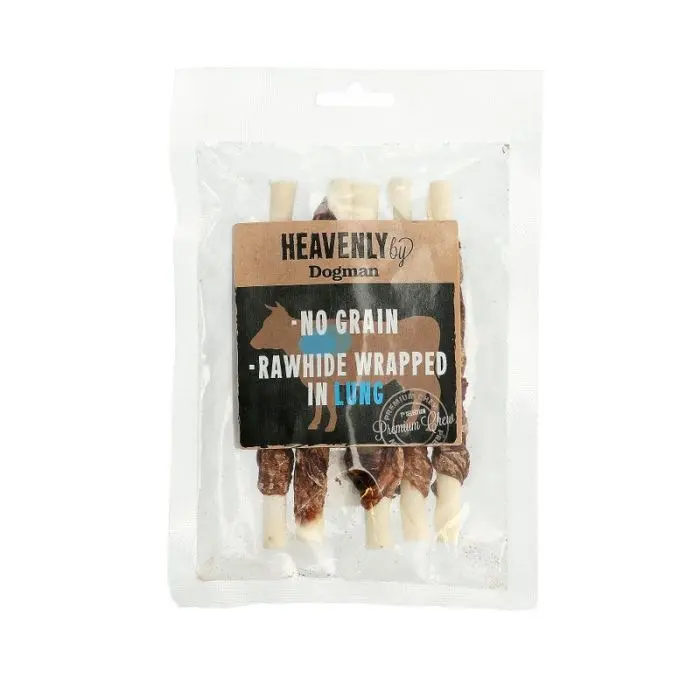 Dogman Selected Tyggesticks Okselunge Brun 12,5 cm 5 pk