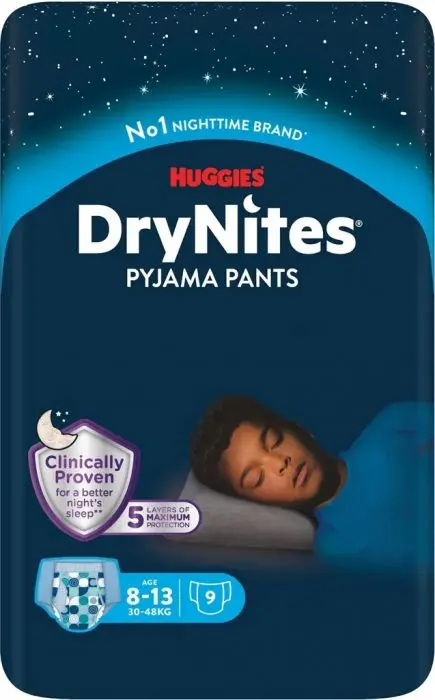 Drynites bleier gutt 8-13 år 9 stk