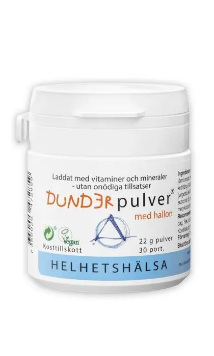 Helhetshälsa Dunderpulver® barnevitaminer & mineraler 30 porsjoner