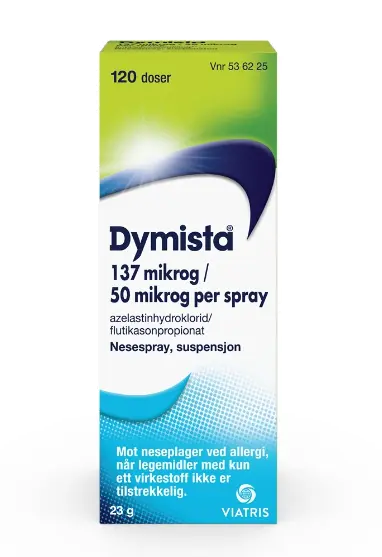 Dymista 137+50 mcg/dose nesespray 120 doser