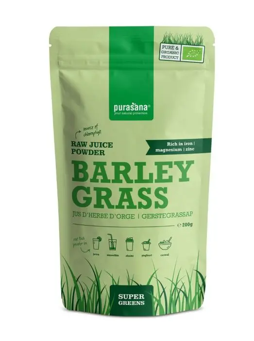 Purasana Barley Grass Raw Juice Powder 200 g