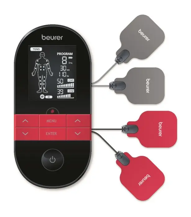 Beurer EM 59 TENS/EMS smertelindring, muskelstimulering og avslapning med varme