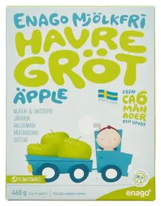 Enago melkefri havregrøt eple 460 g