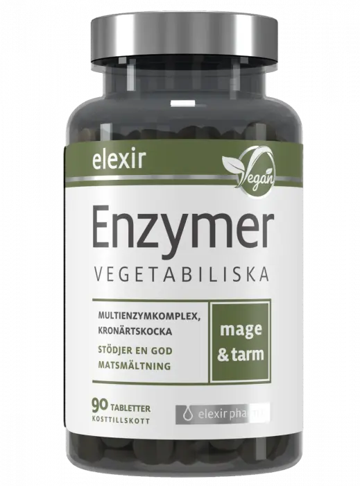 Elexir Pharma Enzymer tabletter 90 stk