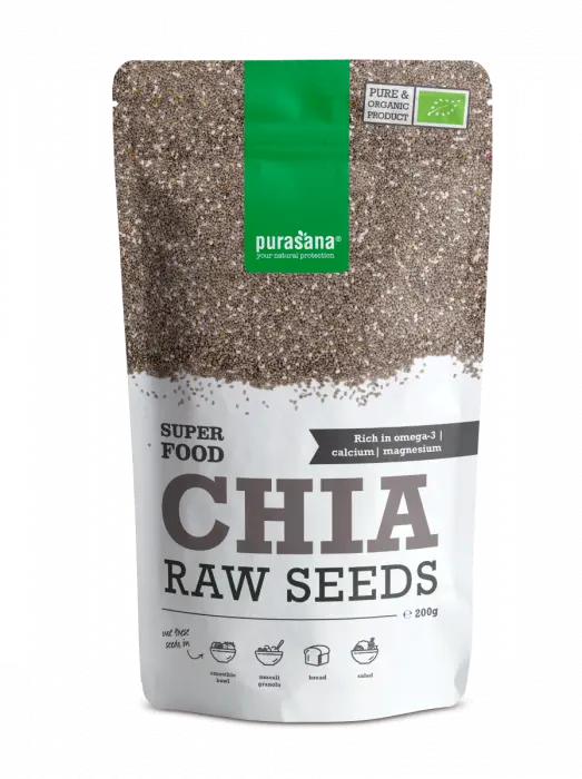 Purasana Chia Raw Seeds 200 g