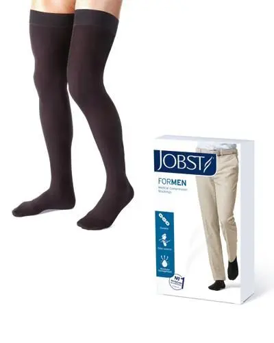 For Men K1 Lår Sort M 1par