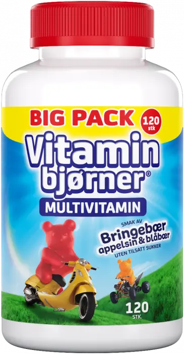 Vitaminbjørner Multivitaminer Big Pack 120 stk