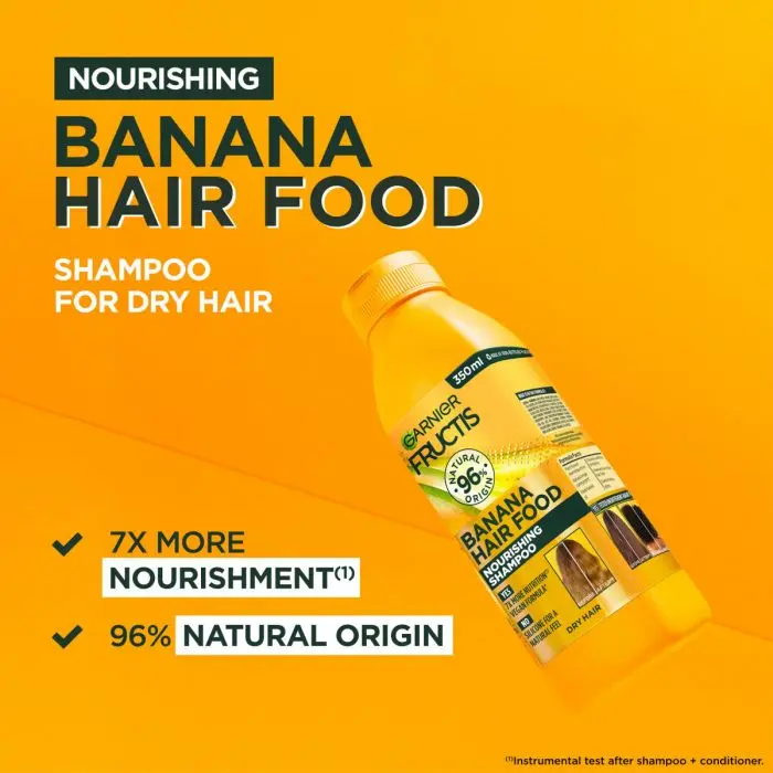 Garnier Fructis Shampo Hair Food Banana 350ml