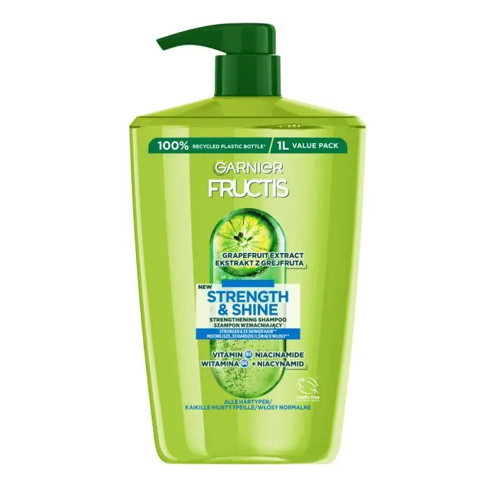 Garnier Fructis Shampo Strength&Shine 1L