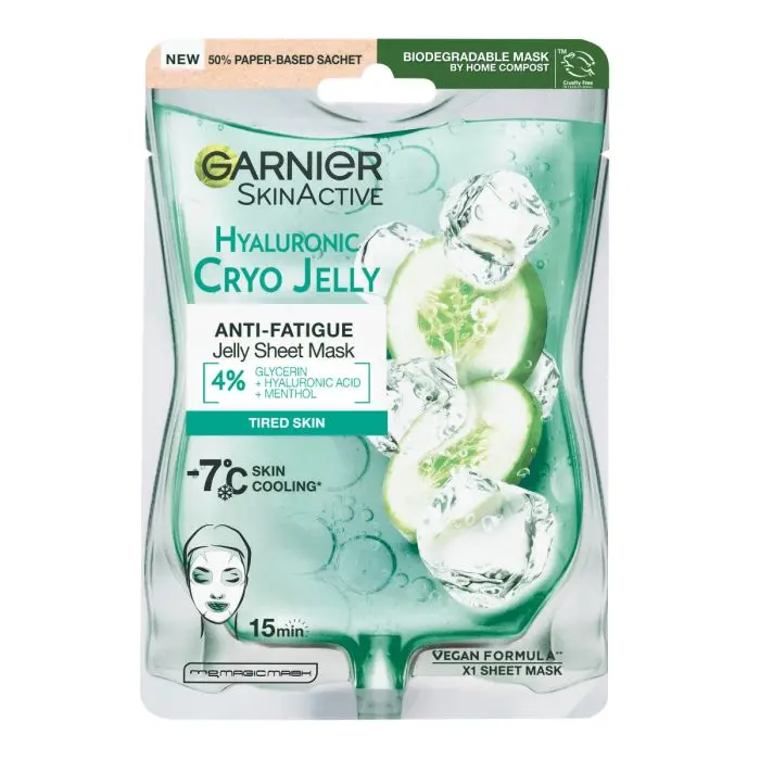 Garnier SkinActive Hyaluronic Cryo Jelly Sheet Mask 28 g