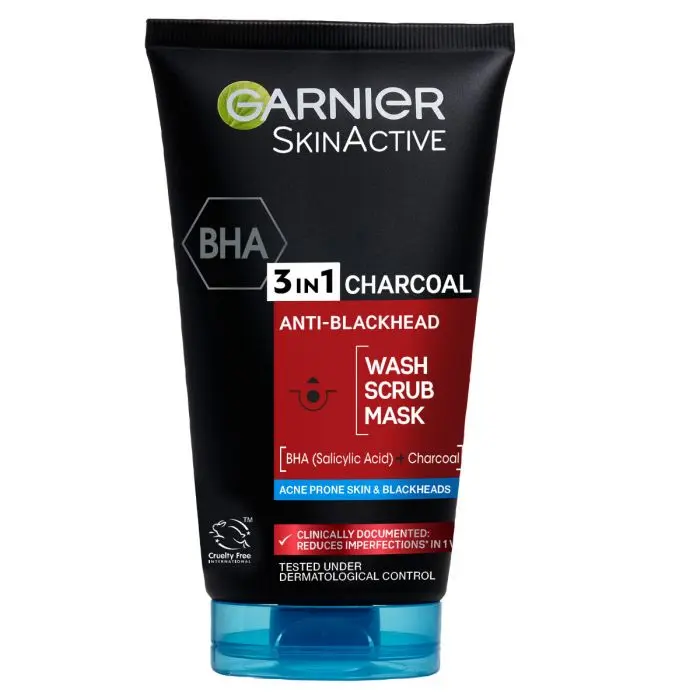 Garnier SkinActive PureActive 3-in-1 Charcoal 150 ml