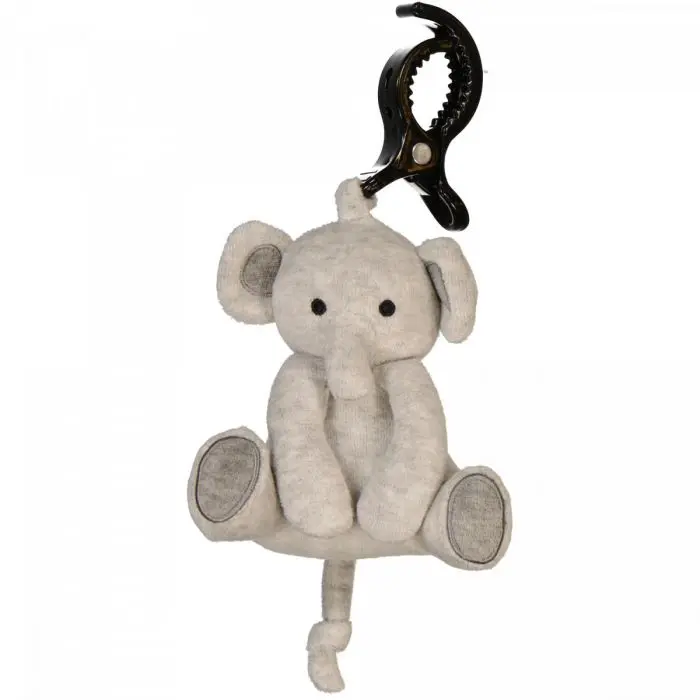 Geggamoja barnevognleke brå elefant One Size 1 stk