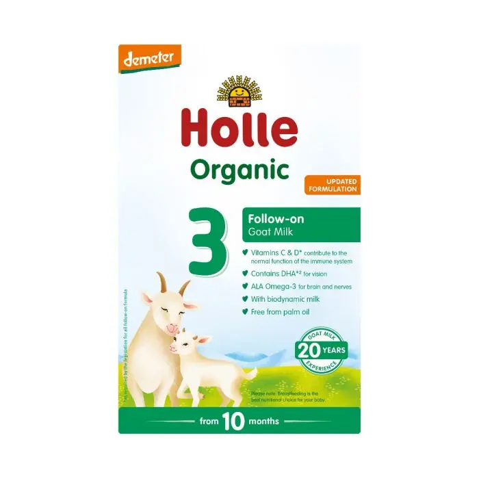 Holle Tilskuddsblanding nr 3, Geitemelk 400 g ØKO