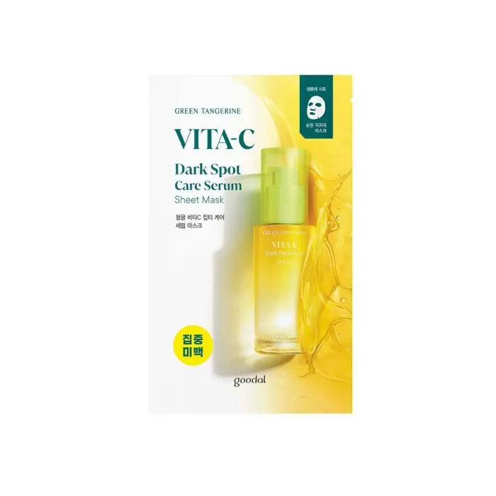 Goodal Green Tangerine Vita C Dark Spot Care Serum Sheet Mask 1 stk