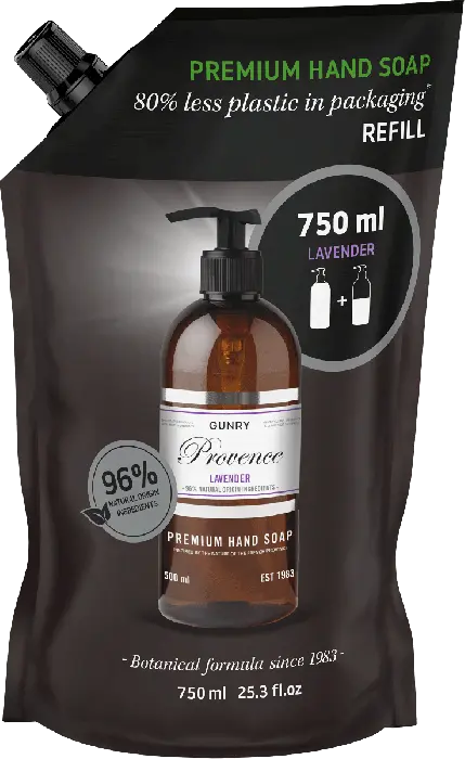 GUNRY Premium refill lavendel 750 ml