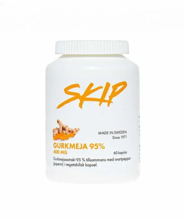 SKIP Gurkemeie med svartpepper 60 stk