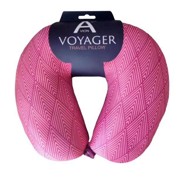 Avion Nakkepute Voyager rosa sikksakk 1 stk