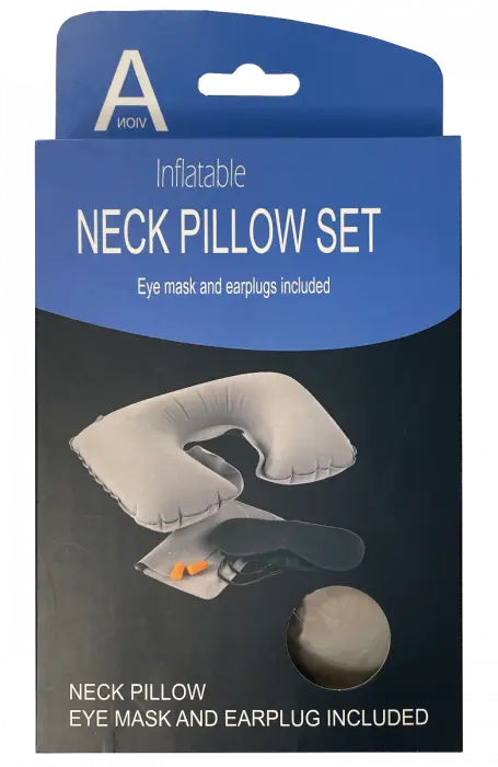 Avion Reisesett m nakkepute & ørepropper & øyemaske 1 stk
