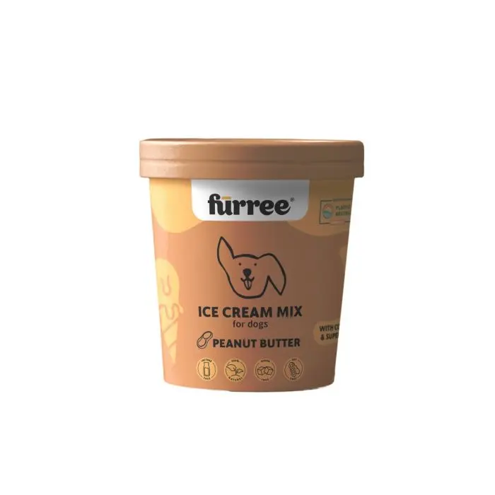 Fürree Ice Cream Mix hundeis peanøttsmør 1 boks