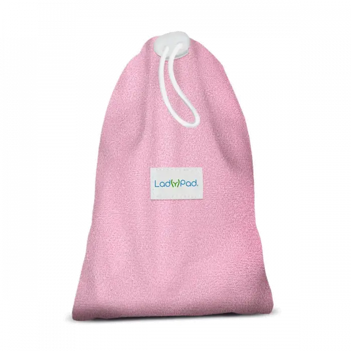 LadyPad oppbevaringspose for menskopper og tøybind rosa 1 stk