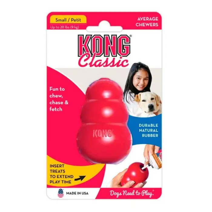KONG Classic Hundeleke Rød L