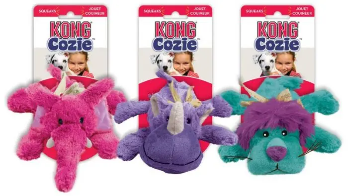 KONG Cozie Brights Hundeleke Mix M