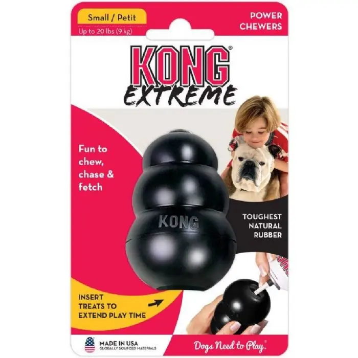 KONG Extreme Hundeleke Svart S