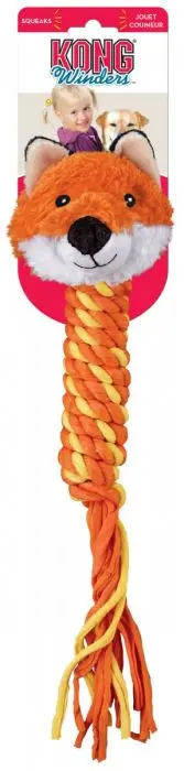 KONG Hundeleke Winders Fox Oransje M