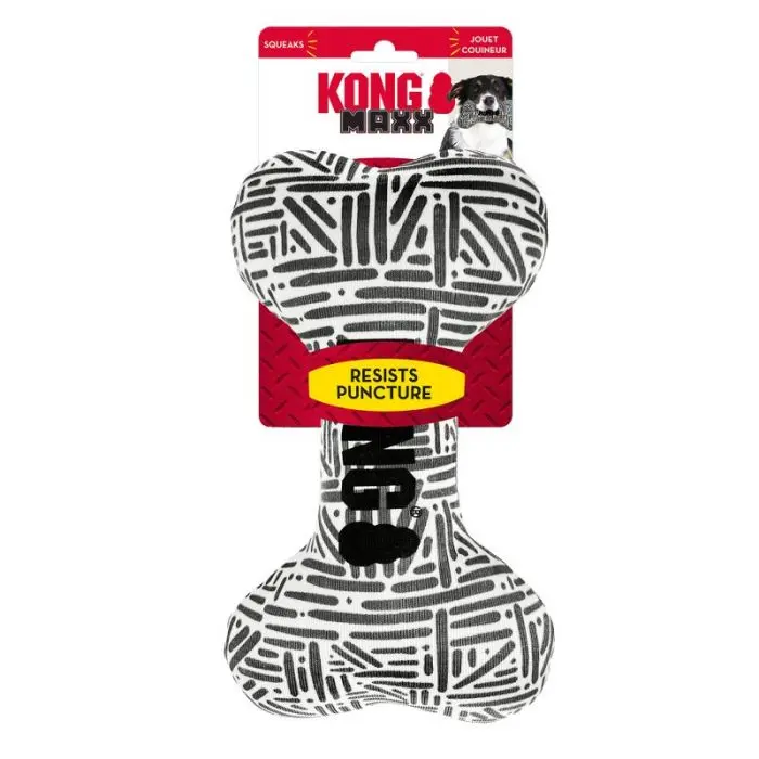 KONG Max Bone Hundeleke hvit S/M