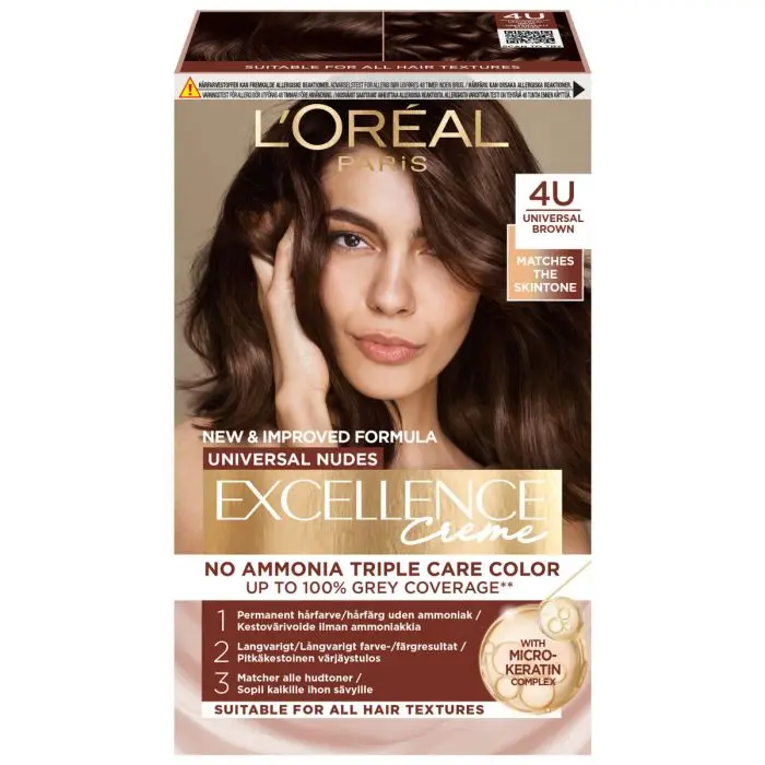 L'Oréal Paris Excellence Universal Nudes 4U Universal Brown 192ml