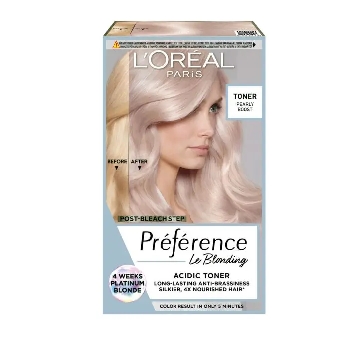 L'Oréal Paris Préférence Le Blonding Acidic Hair Toner 02 Pearly Boost 150 ml