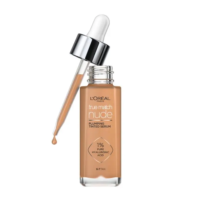 L'Oréal Paris True Match Nude Plumping Tinted Serum 6-7 Tan