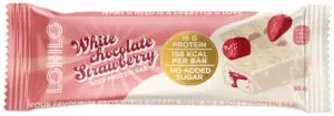 Lohilo proteinbar Strawberry white 55g