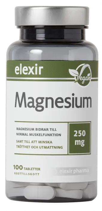 Elexir Pharma magnesium 250 mg 100 tabletter