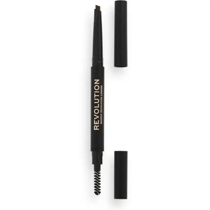 Makeup Revolution Duo Brow Definer Pencil Medium Brown