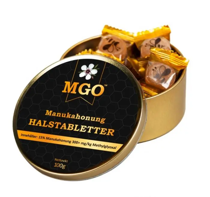 MGO Halstabletter 100 g