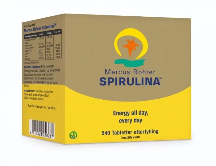 Marcus Rohrer Spirulina 540 tabletter