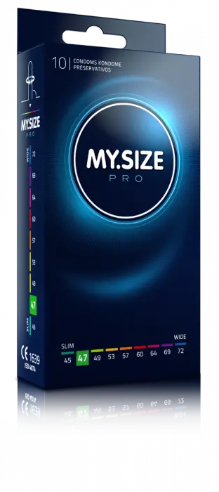 My.Size PRO Kondomer str. 47mm 10 stk