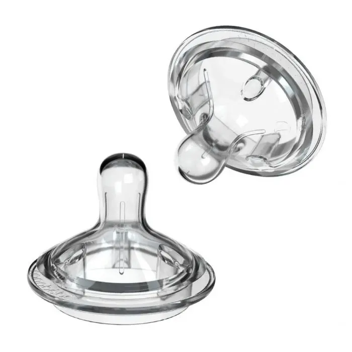 Nanobébé silikon flaskesmokker gen 2 preemie/newborn 2pk