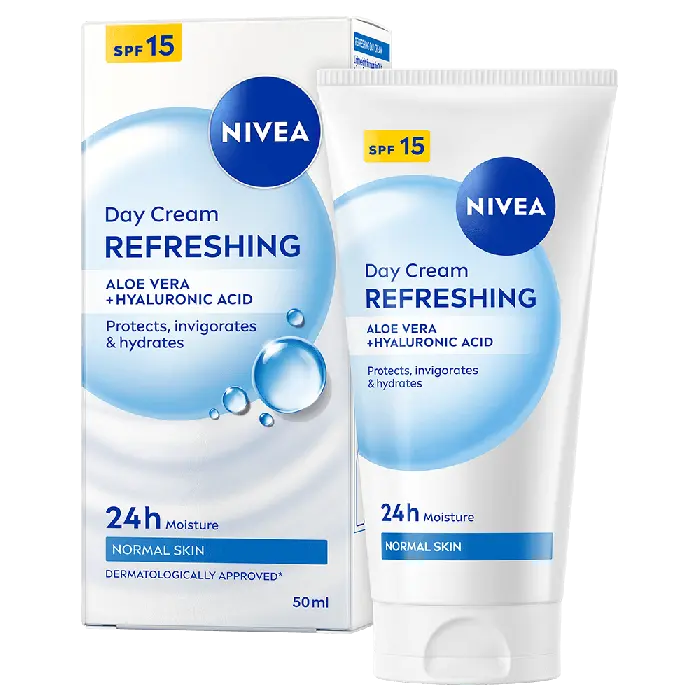 NIVEA Day Cream Refreshing Normal & Combination Skin SPF 15 50 ml