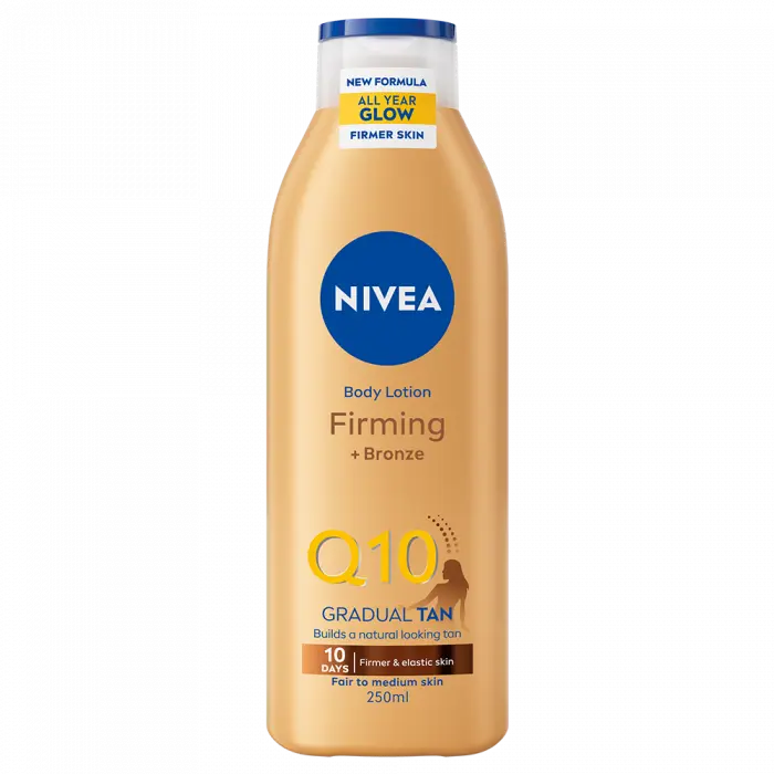 NIVEA Body Lotion Gradual Tan Q10 Firming + Bronze 250 ml