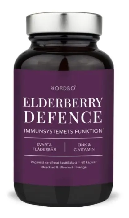 Nordbo Elderberry Defence 60 kapsler