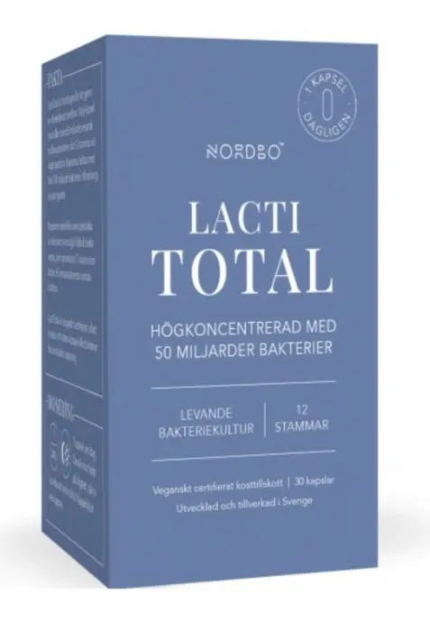 Nordbo LactiTotal 50 milliarder 30 kapsler