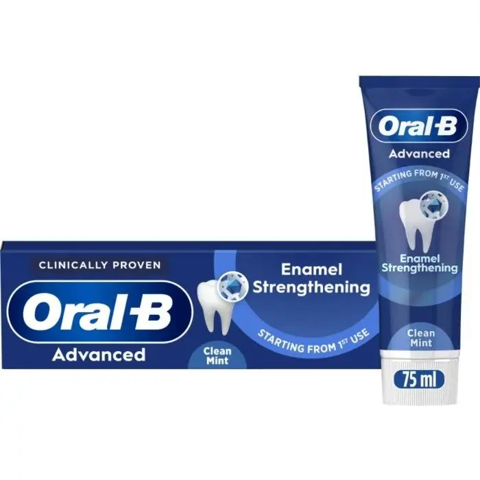 Oral-B Advanced Enamel Strengthening Clean Mint Tannkrem 75 ml