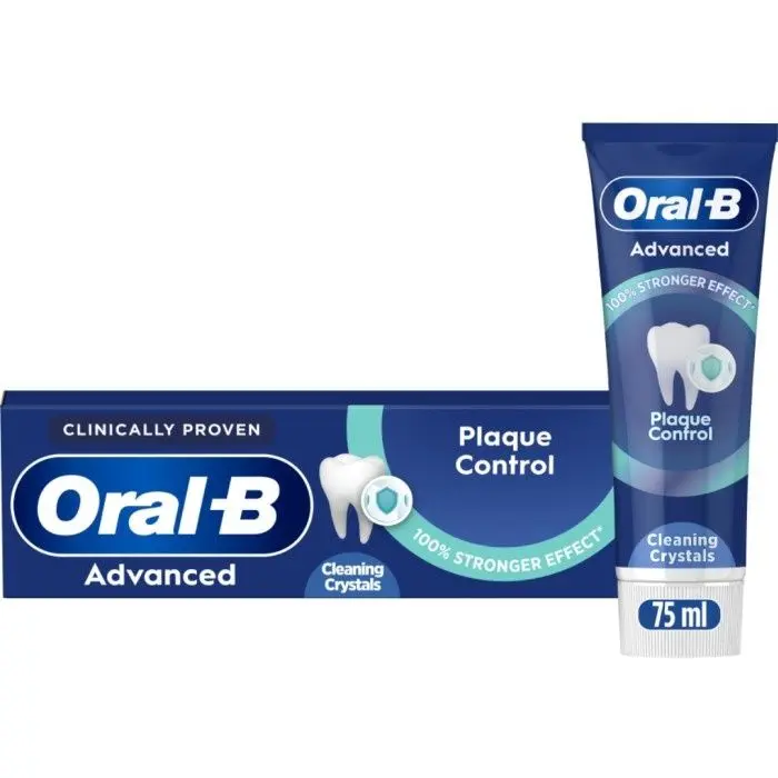 Oral-B Advanced Plaque Control Cleaning Crystals Tannkrem 75 ml