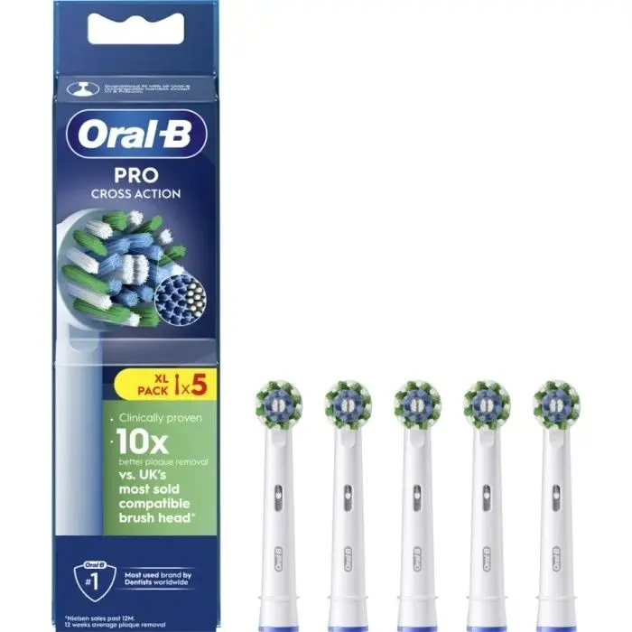 Oral-B Pro Cross Action Børstehoder 5 Stk